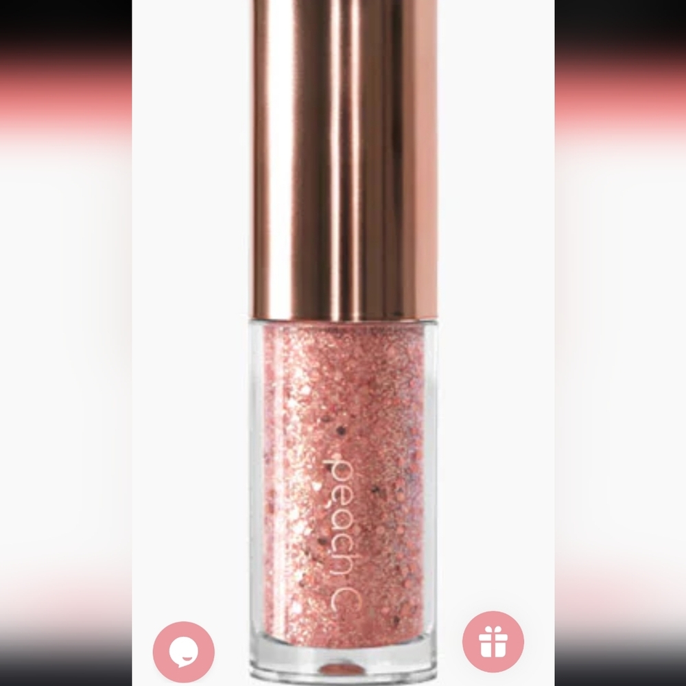 Korean makeup Metallic Rose Glitter Liquid Eyeshadow - Shimmering Pink
